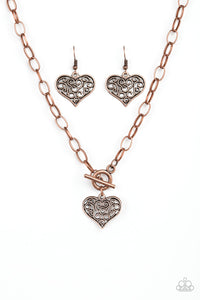 copper,toggle,Heart Touching Harmony Copper Necklace