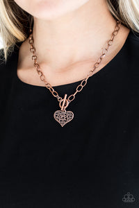 copper,toggle,Heart Touching Harmony Copper Necklace