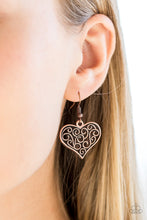 Load image into Gallery viewer, Heart Touching Harmony Copper Necklace Paparazzi Accessories