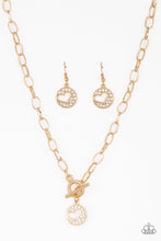 Load image into Gallery viewer, Heartbeat Retreat Gold Toggle Necklace Paparazzi Accessories