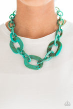 Load image into Gallery viewer, All In-VINCIBLE - Blue Acrylic Necklace Paparazzi Accessories