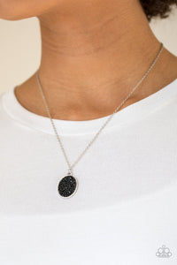 autopostr_pinterest_49916,black,rhinestones,short necklace,silver,Star Crossed Stargazer Black Necklace