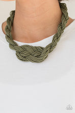 Load image into Gallery viewer, A Standing Ovation Green Necklace Paparazzi Accessories