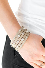 Load image into Gallery viewer, Rhinestone Reputation - Brown Bracelet Paparazzi Accessories