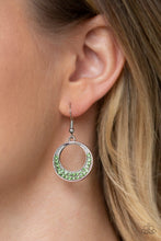 Load image into Gallery viewer, Socialite Luster Green Earring Paparazzi Accessories