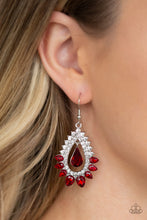 Load image into Gallery viewer, Boss Brilliance Red Earring Paparazzi Accessories