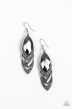 Load image into Gallery viewer, High End Highness Silver Earring Paparazzi Accessories
