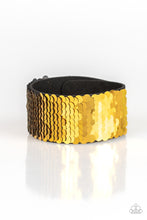 Load image into Gallery viewer, Mer-Mazingly Mermaid Gold Wrap Bracelet Paparazzi Accessories