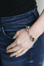 Load image into Gallery viewer, Get the GLOW On The Road Black Bracelet Paparazzi Accessories