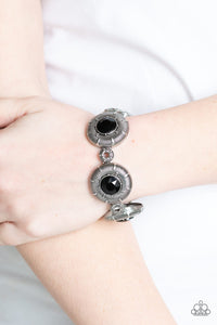 black,rhinestones,stretchy,Original Opulence Black Bracelet