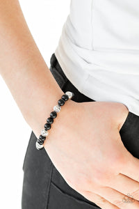 black,stretchy,Poised for Perfection Black Bracelet