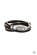 Load image into Gallery viewer, High Spirits Black Leather Bracelet Paparazzi Accessories