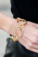 Load image into Gallery viewer, Give Me A Ring Gold Bracelet Paparazzi Accessories
