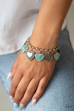 Load image into Gallery viewer, Garden Hearts Green Bracelet Paparazzi Accessories