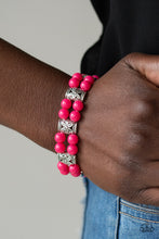 Load image into Gallery viewer, Daisy Debutante Pink Bracelet Paparazzi Accessories