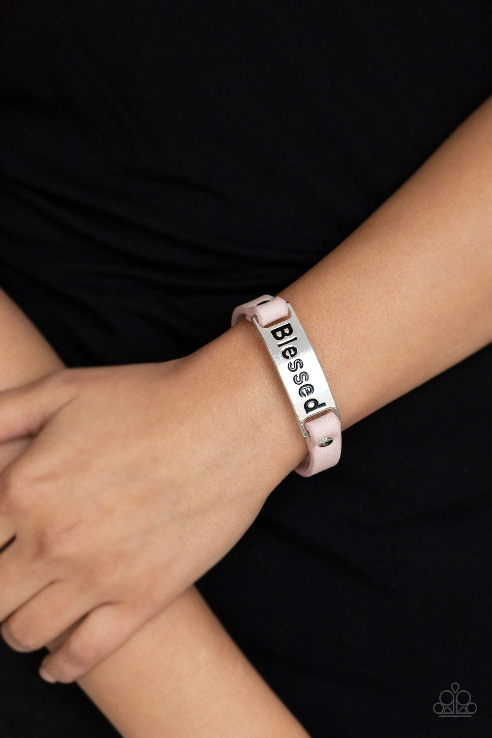Count Your Blessings Pink Leather Bracelet Paparazzi Accessories
