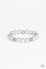 Load image into Gallery viewer, Poised for Perfection Silver Pearl Bracelet Paparazzi Accessories