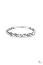 Load image into Gallery viewer, Infinite Sparkle Silver Hinge Bracelet Paparazzi Accessories