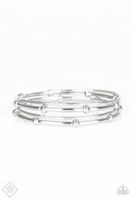 Load image into Gallery viewer, Beauty Basic Silver Bangle Bracelets Paparazzi Accessories