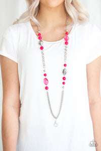 Long Necklace,pink,Marina Majesty Pink Lanyard