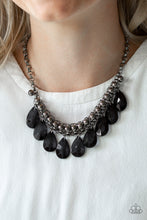 Load image into Gallery viewer, Fashionista Flair Black Neckace Paparazzi Accessories