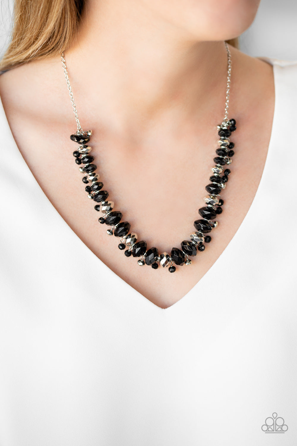 Brags to Riches Black Necklace Paparazzi Accessories