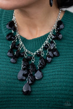 Load image into Gallery viewer, Irresistible Iridescence Black Acrylic Necklace Paparazzi Accessories