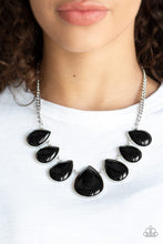Load image into Gallery viewer, Drop Zone Black Necklace Paparazzi Accessories