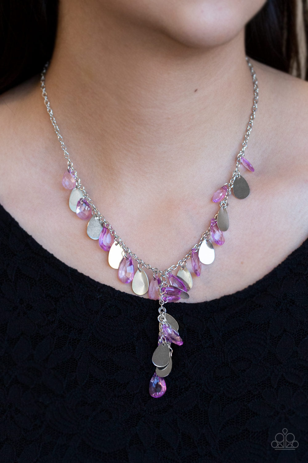 Sailboat Sunsets Purple Necklace Paparazzi Accessories