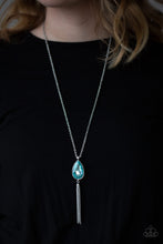 Load image into Gallery viewer, Elite Shine Blue Necklace Paparazzi Accessories