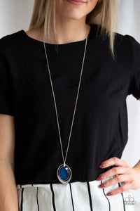 blue,long necklace,Metro Must Have Blue Necklace