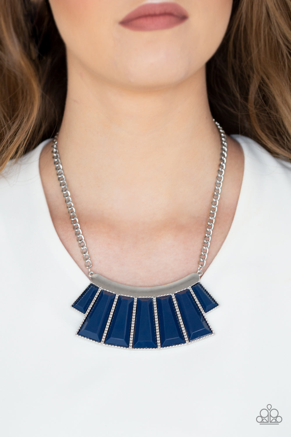 Glamour Goddess Blue Necklace Paparazzi Accessories