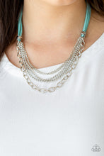 Load image into Gallery viewer, Free Roamer Blue Necklace Paparazzi Accessories