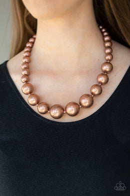 Living Up To Reputation - Copper Necklace Paparazzi Accessories