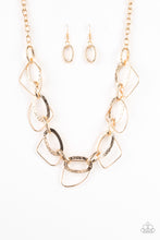 Load image into Gallery viewer, Very Avant-Garde Gold Necklace Paparazzi Accessories