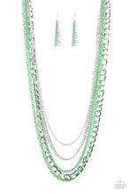 Load image into Gallery viewer, Industrial Vibrance Green Necklace Paparazzi Accessories