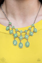 Load image into Gallery viewer, Mermaid Marmalade Green Necklace Paparazzi Accessories