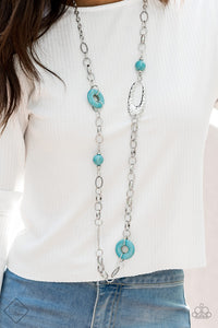 long necklace,silver,turquoise,Simply Santa Fe Complete Trend Blend 0919