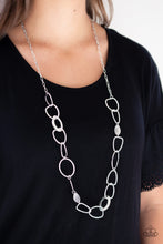 Load image into Gallery viewer, Metro Nouveau Silver Necklace Paparazzi Accessories