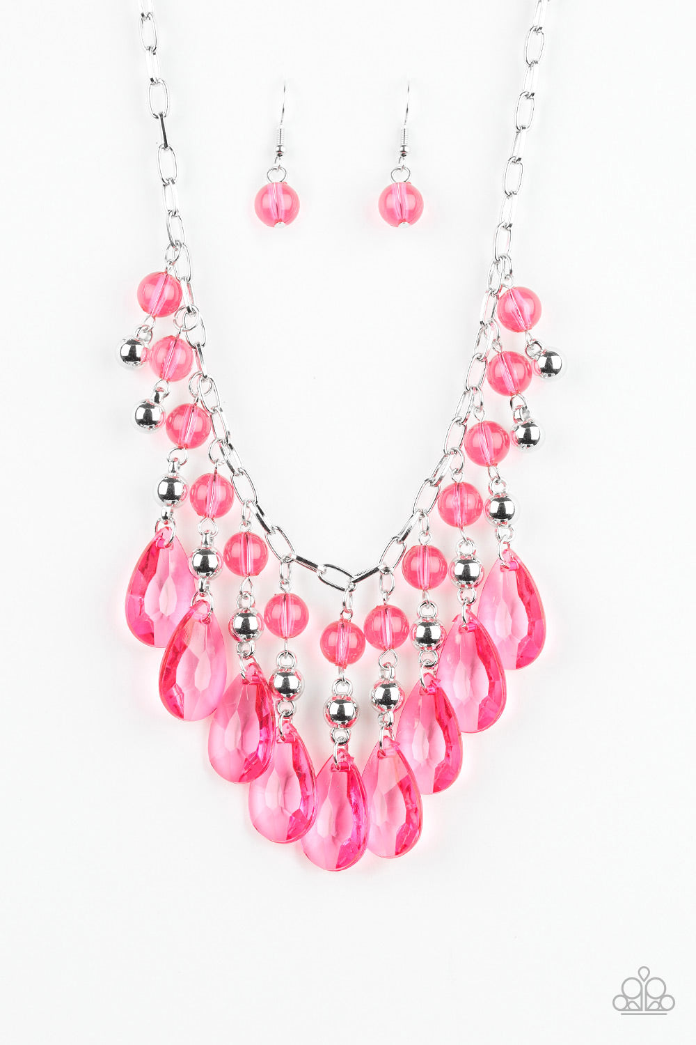 Beauty School Drop Out Pink Necklace Paparazzi Accessories