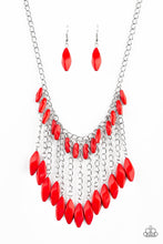 Load image into Gallery viewer, Venturous Vibes Red Necklace Paparazzi Accessories