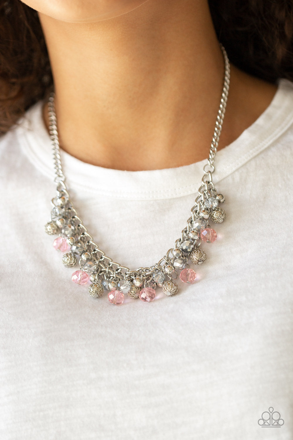 Party Spree Pink Necklace Paparazzi Accessories