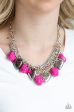 Load image into Gallery viewer, Change of Heart Pink Necklace Paparazzi Accessories
