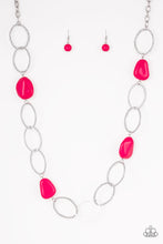 Load image into Gallery viewer, Modern Day Malibu Pink Necklace Paparazzi Accessories