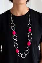 Load image into Gallery viewer, Modern Day Malibu Pink Necklace Paparazzi Accessories