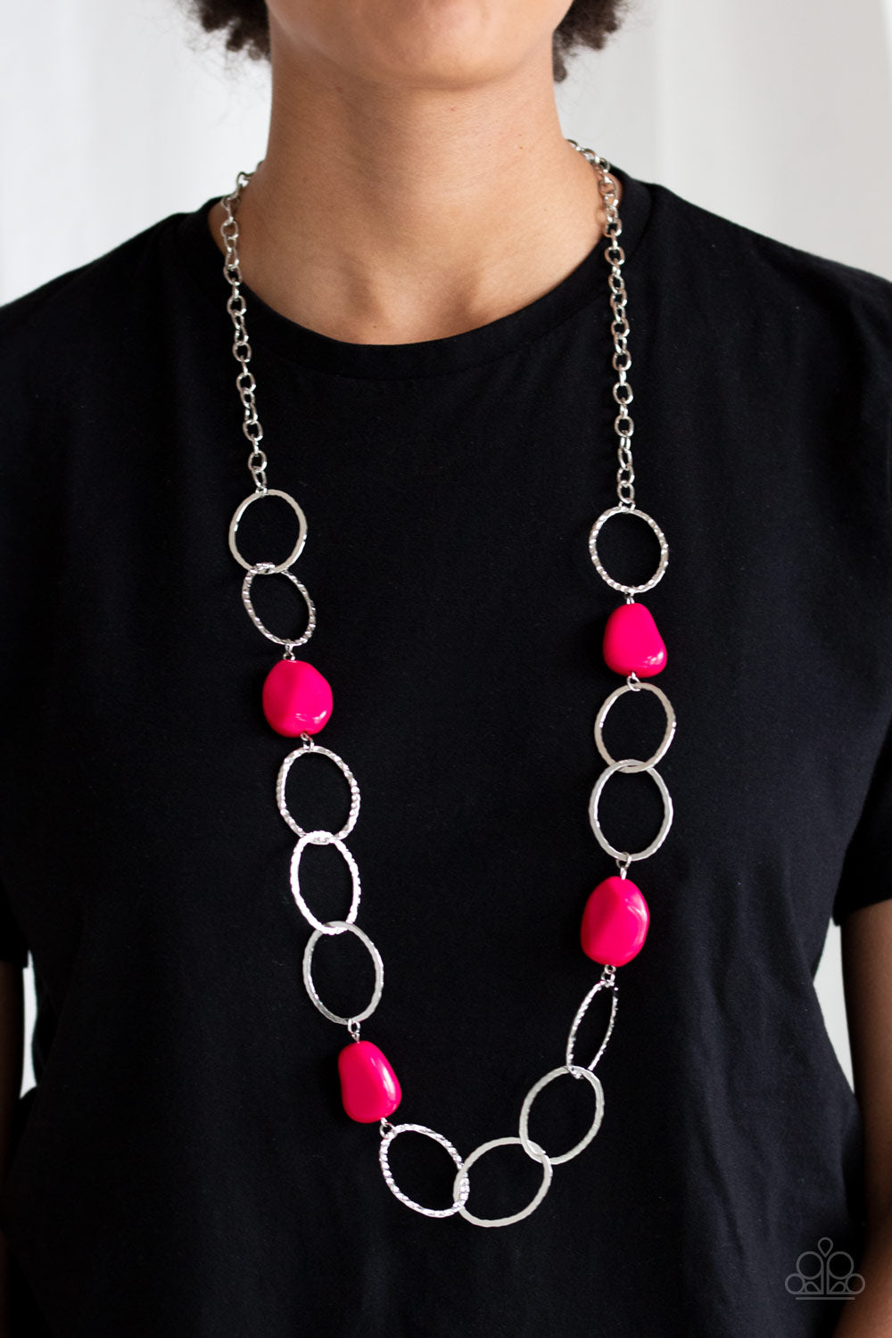 Modern Day Malibu Pink Necklace Paparazzi Accessories