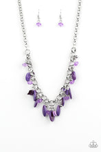 Load image into Gallery viewer, I Want To Sea The World Purple Necklace Paparazzi Accessories