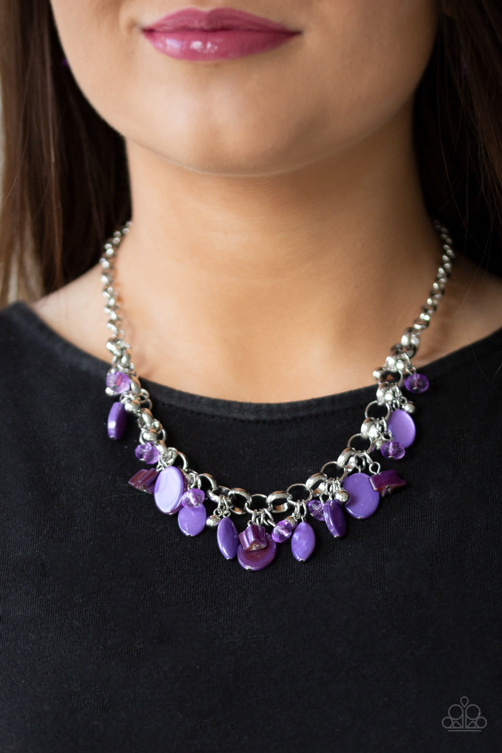 I Want To Sea The World Purple Necklace Paparazzi Accessories