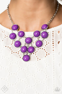 purple,short necklace,Pop-YOU-lar Demand Purple Necklace