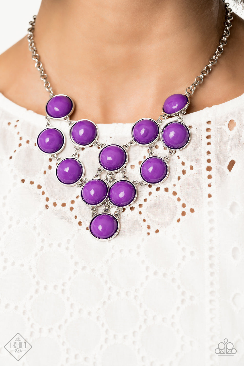 Pop-YOU-lar Demand Purple Necklace Paparazzi Accessories